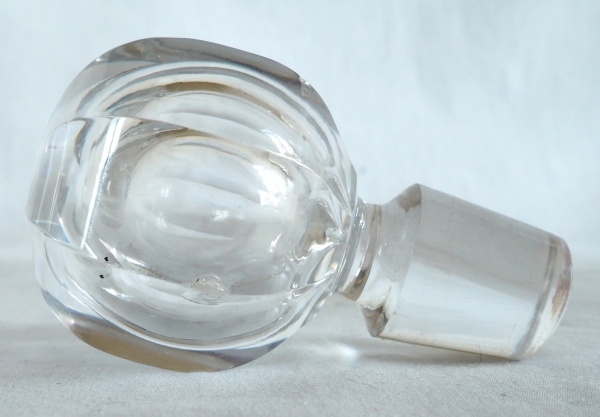 Le Creusot crystal whisky bottle - 19th century circa 1830