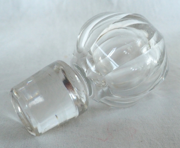 Le Creusot crystal whisky bottle - 19th century circa 1830