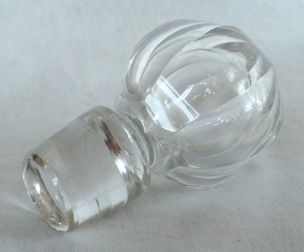 Le Creusot crystal whisky bottle - 19th century circa 1830