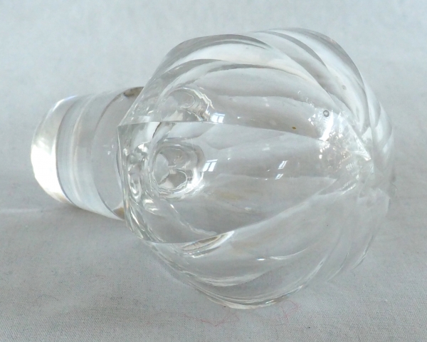 Le Creusot crystal whisky bottle - 19th century circa 1830