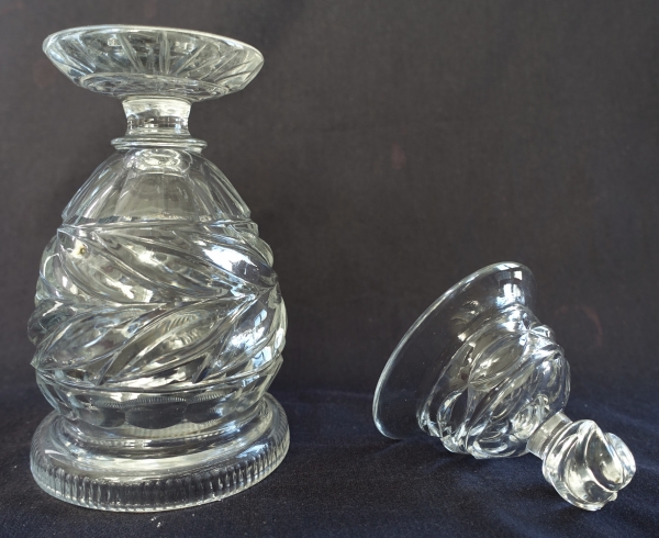 Le Creusot : early 19th century crystal jam jar - 19,8cm