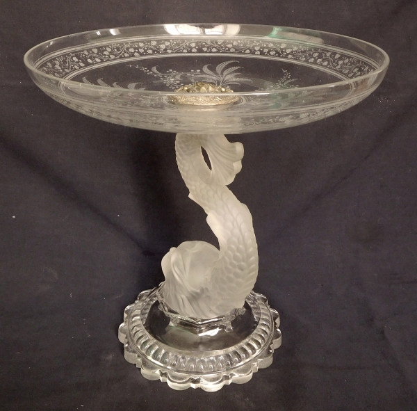 Baccarat crystal centerpiece table, late 19th century