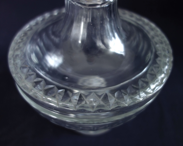 Drageoir en cristal taillé du Creusot d'époque 1830 - 1840