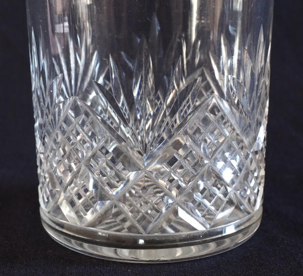 Grand flacon de toilette en cristal de Baccarat, modèle Douai - 19,5cm