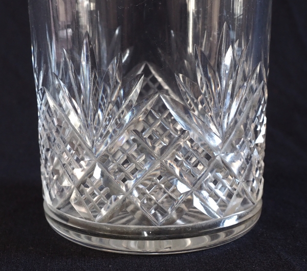 Grand flacon de toilette en cristal de Baccarat, modèle Douai - 19,5cm