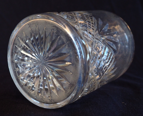 Grand flacon de toilette en cristal de Baccarat, modèle Douai - 19,5cm