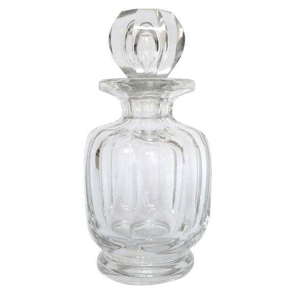 Baccarat crystal perfume bottle, Malmaison pattern - 13cm - signed