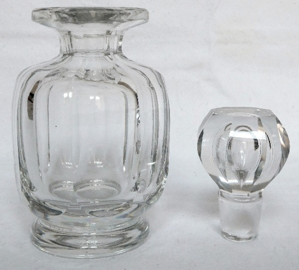 Baccarat crystal perfume bottle, Malmaison pattern - 13cm - signed