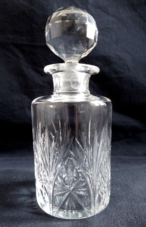 Flacon à parfum en cristal de Saint Louis, modèle Sapho (cristal taillé) - 15,5cm