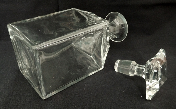 Baccarat cut crystal whisky or brandy decanter, France, ca. 1860