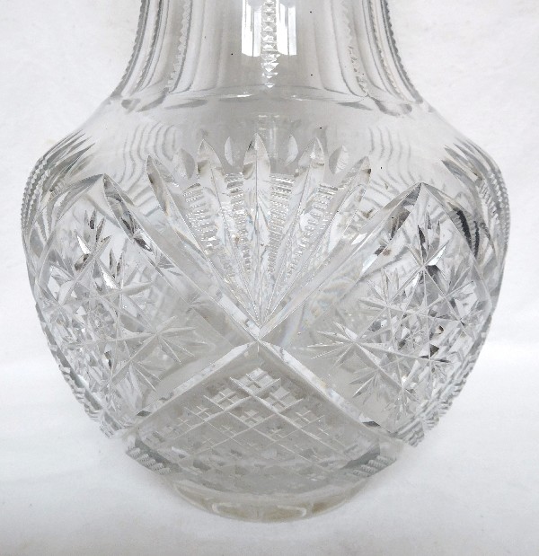 Antique French spectacular Baccarat crystal vase, early 20th century
