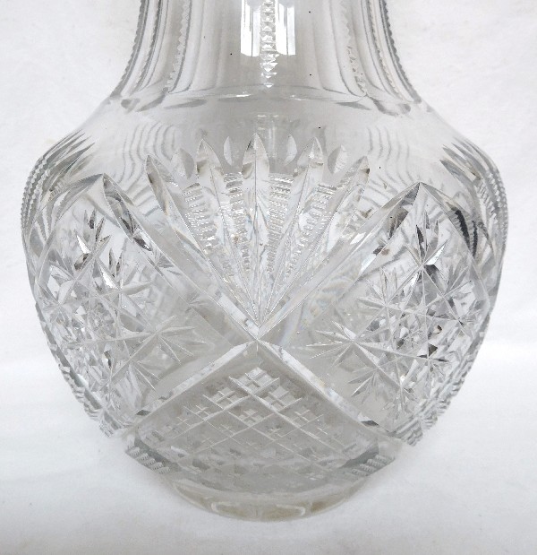 Antique French spectacular Baccarat crystal vase, early 20th century