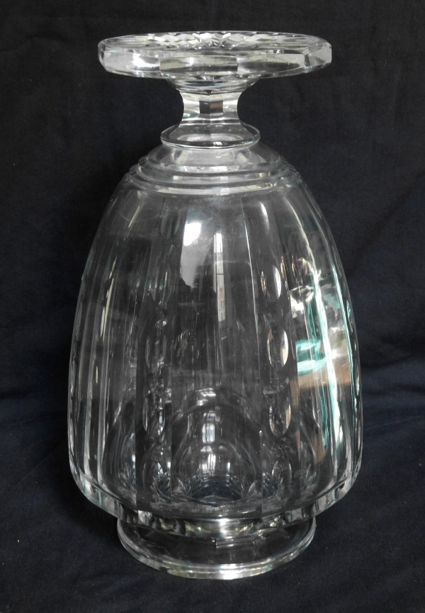 Grand vase en cristal de Baccarat taillé, époque fin XIXe siècle