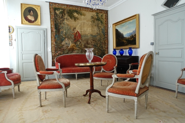 Grand vase en cristal de Saint Louis taillé, époque fin XIXe siècle