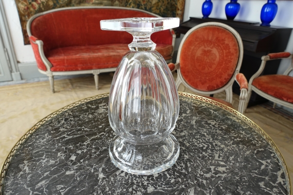 Grand vase en cristal de Saint Louis taillé, époque fin XIXe siècle