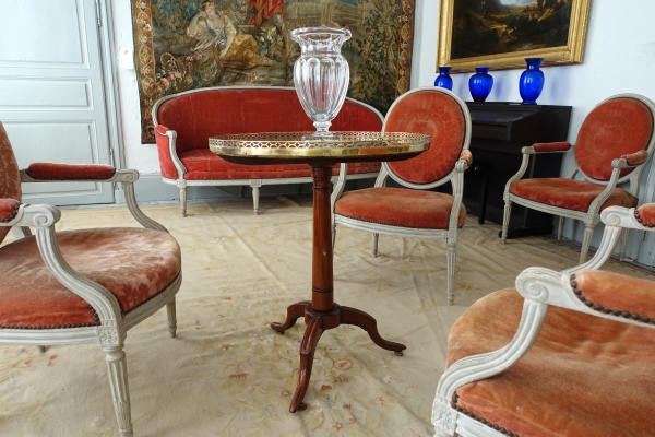 Grand vase en cristal de Saint Louis taillé, époque fin XIXe siècle
