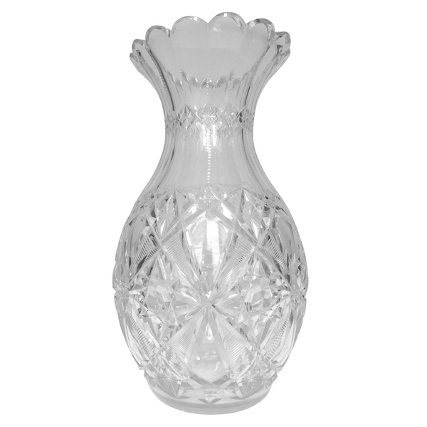 Grand vase en cristal de Baccarat, modèle Lagny - 33,5cm