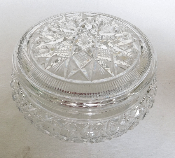 Baccarat crystal candy box, original paper sticker