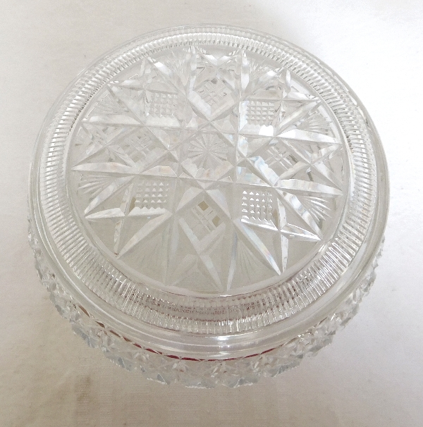 Baccarat crystal candy box, original paper sticker