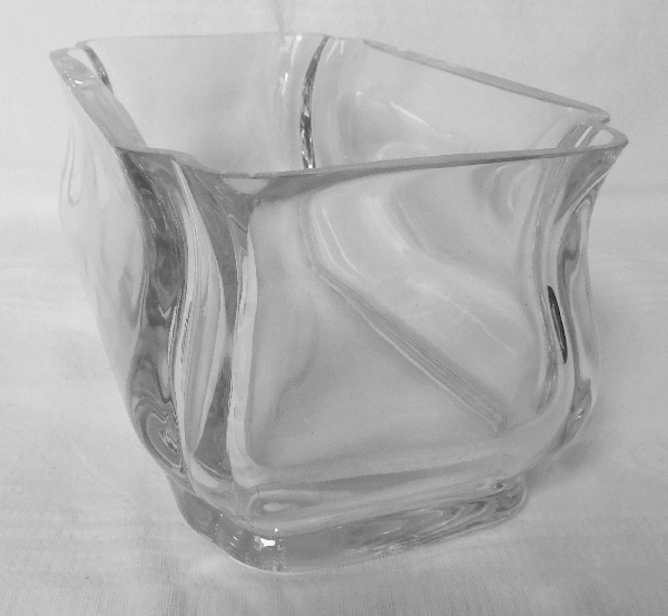 Baccarat crystal centerpiece, Asmodee pattern - signed
