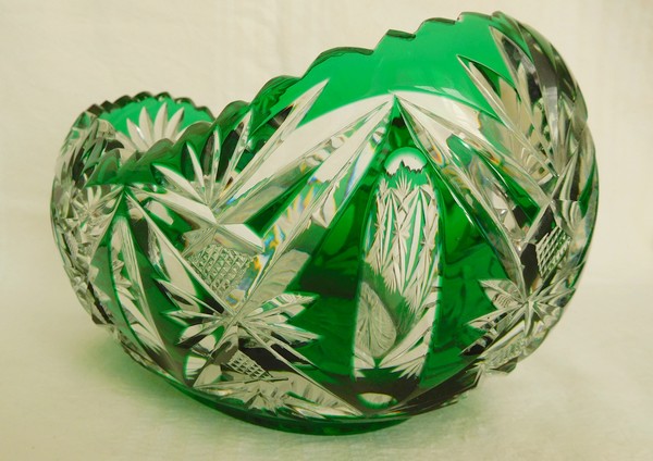 St Louis crystal jardinière / table centerpiece
