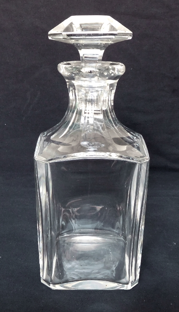 Baccarat crystal whisky decanter, Perfection pattern - signed