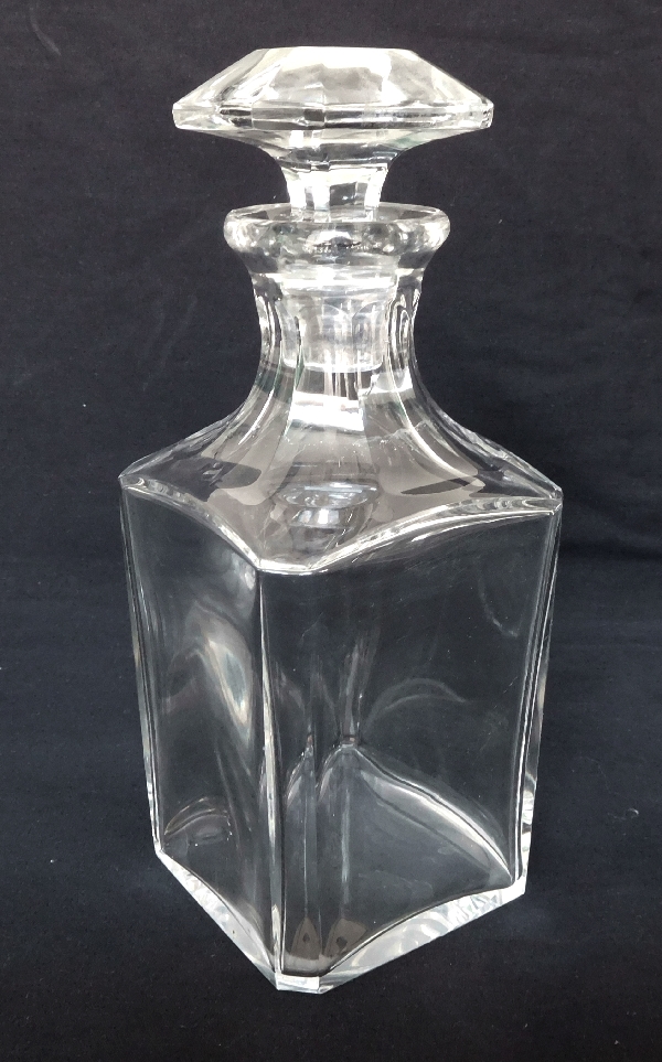 Baccarat crystal whisky decanter, Perfection pattern - signed