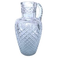 Tall Baccarat crystal pitcher, France circa1900