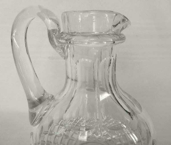 Antique Baccarat cut crystal water pitcher