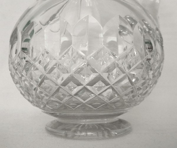 Antique Baccarat cut crystal water pitcher