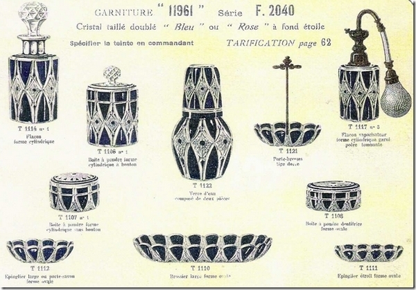 Pied de lampe en cristal de Baccarat et bronze doré - étiquette papier