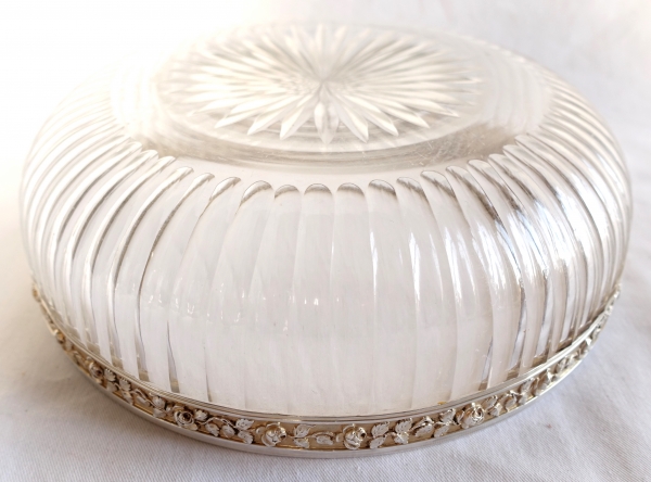 Baccarat crystal and vermeil salad bowl - silversmith Henri Soufflot