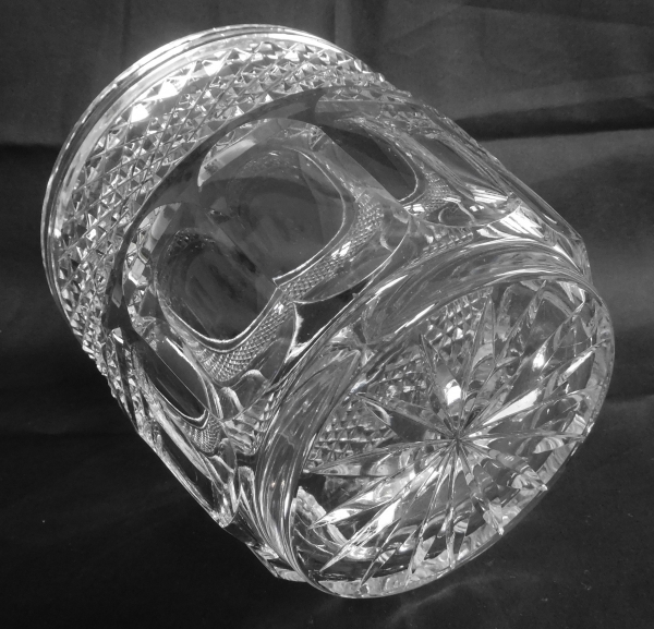 St Louis crystal ice bucket / planter, Trianon pattern