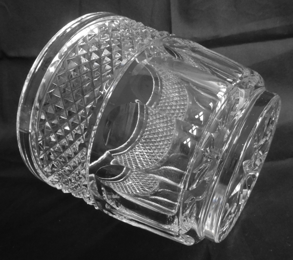 St Louis crystal ice bucket / planter, Trianon pattern