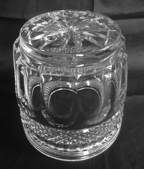 St Louis crystal ice bucket / planter, Trianon pattern