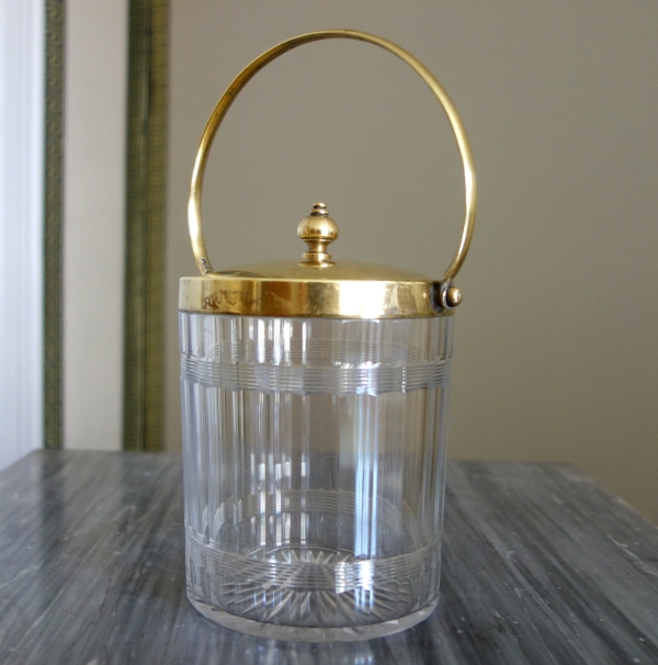 Baccarat crystal biscuit jar - Chicago pattern