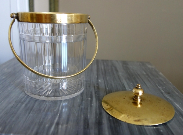 Baccarat crystal biscuit jar - Chicago pattern