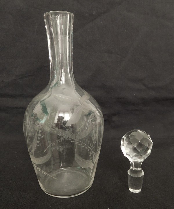 St Louis crystal liquor set, 19th century