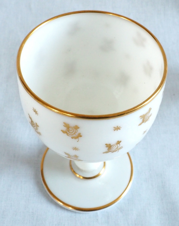 Baccarat : opaline water set enhanced with fine gold, Napoleon III production circa 1860