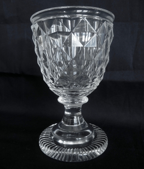 Service de verres à vin en cristal du Creusot, début XIXe siècle vers 1820 - 20 pièces