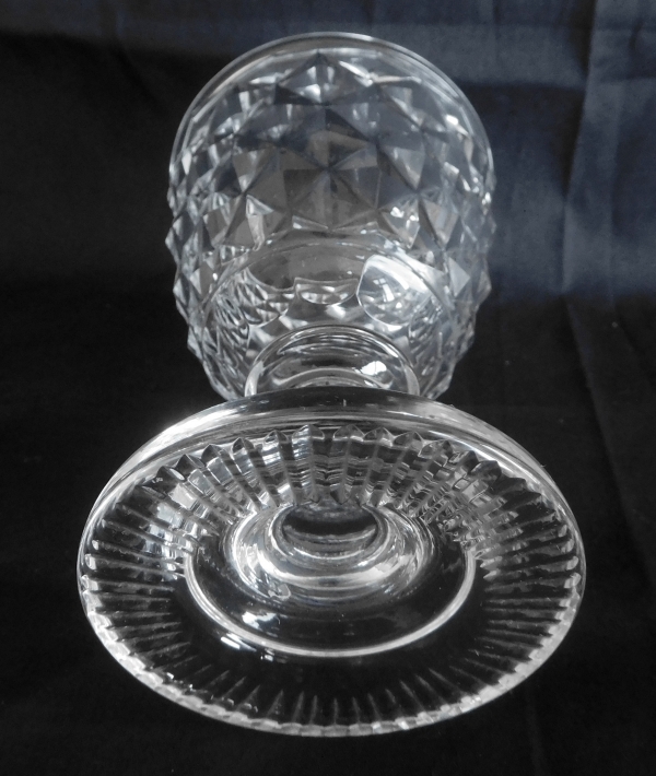 Service de verres à vin en cristal du Creusot, début XIXe siècle vers 1820 - 20 pièces