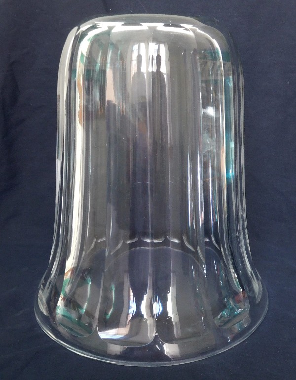 Tall Baccarat crystal vase (Malmaison pattern) - signed