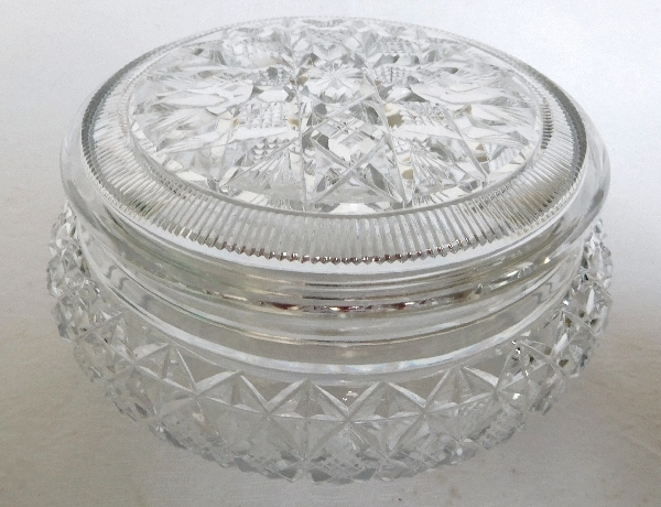 Large Baccarat crystal candy box