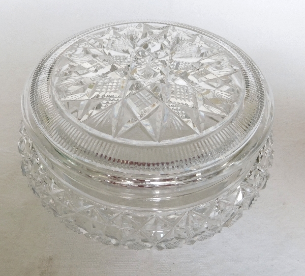 Large Baccarat crystal candy box