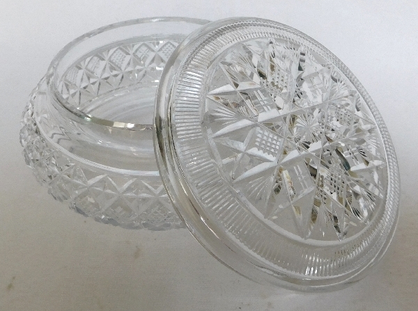 Large Baccarat crystal candy box