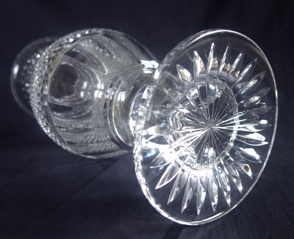 Spectacular Baccarat crystal vase, Empire style, Eurydice pattern - 35cm