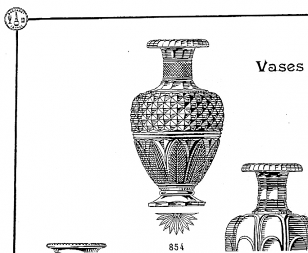 Vase en cristal de Baccarat, style Restauration, production du Musée de Baccarat - 17,5cm