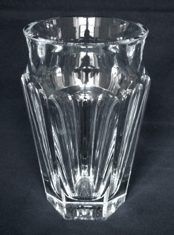 Baccarat crystal vase, Nelly pattern - 12.9cm - signé