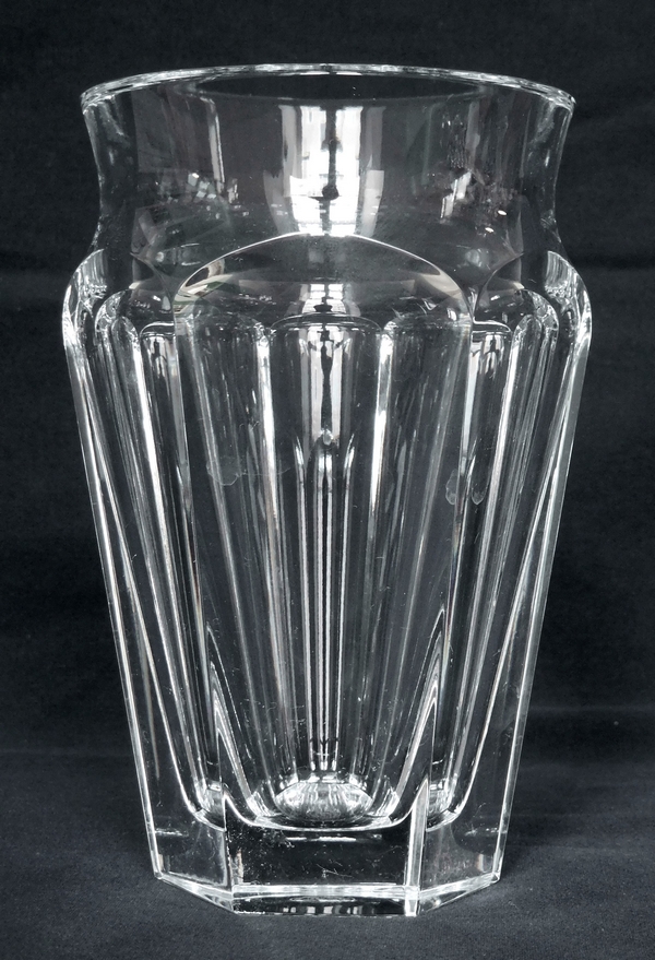 Baccarat crystal vase, Nelly pattern - 12.9cm - signé