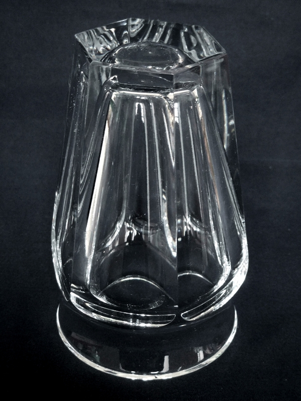 Baccarat crystal vase, Nelly pattern - 12.9cm - signé